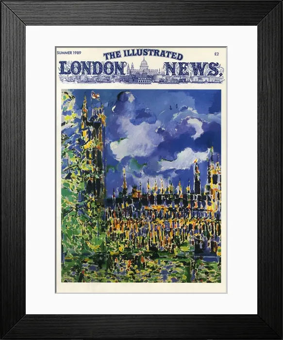 Framed Print : ILN front cover - Summer 1989, Westminster Framed Print : ILN front cover - Summer 1989, Westminster
