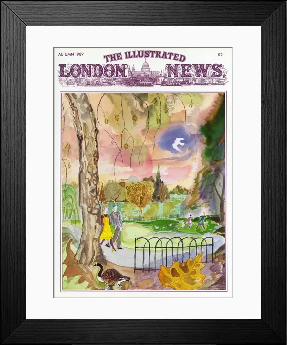 Framed Print : ILN front cover - Autumn Issue 1989 Framed Print : ILN front cover - Autumn Issue 1989