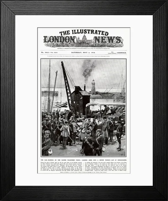 Framed Print : Gun Running by Ulster Volunteer Force Framed Print : Gun Running by Ulster Volunteer Force