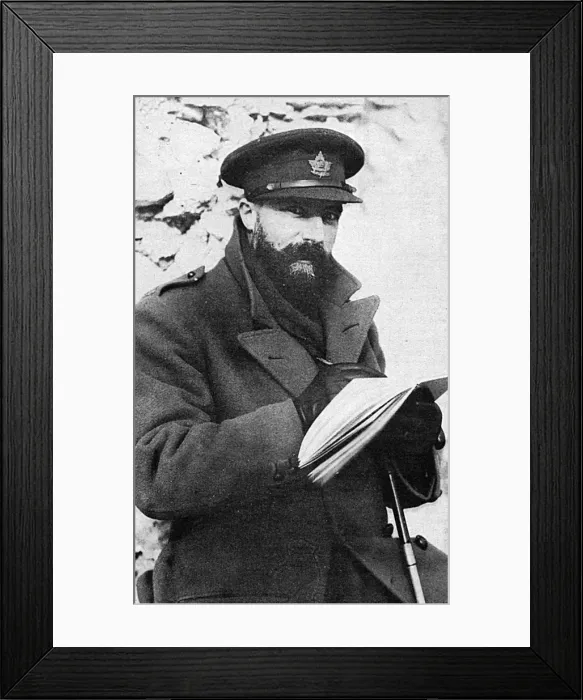 Framed Print : Major Augustus John in uniform