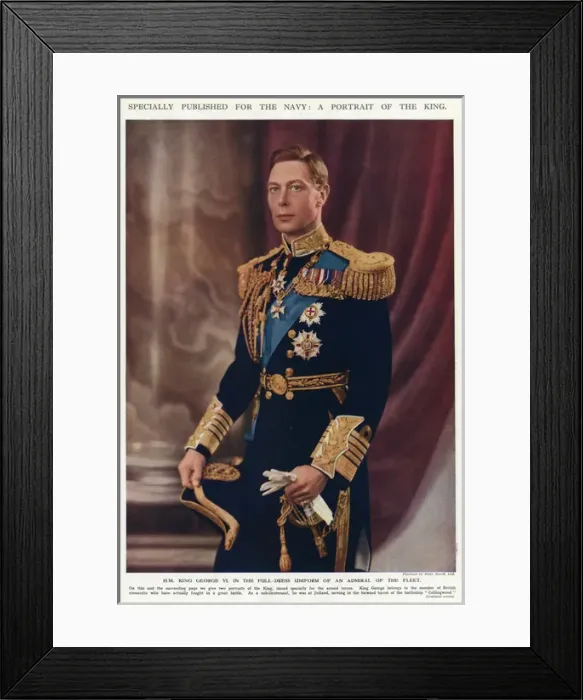 Framed Print : King George VI