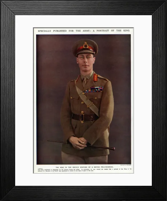 Framed Print : King George VI Framed Print : King George VI