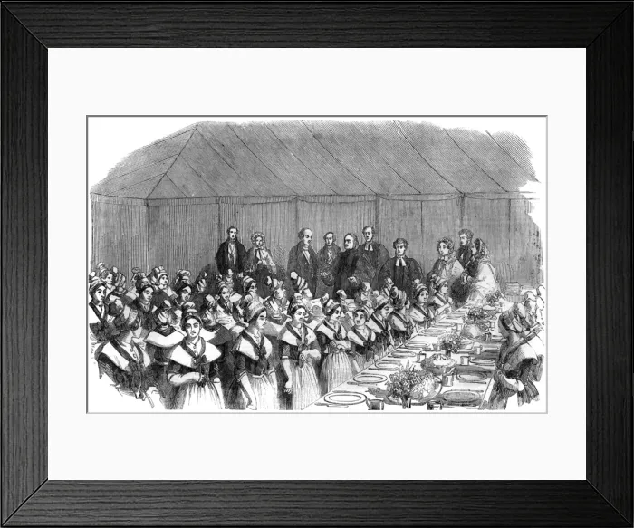 Framed Print : The centenary fete of the asylum of female orphans, Lambeth Framed Print : The centenary fete of the asylum of female orphans, Lambeth