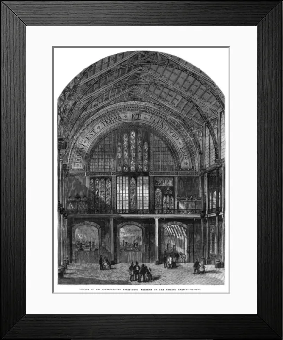 Framed Print : Opening of the international exhibition Framed Print : Opening of the international exhibition