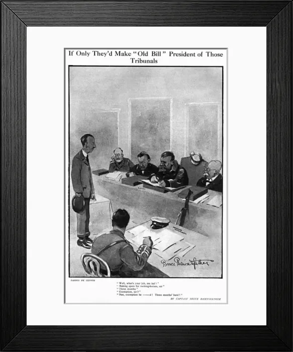 Framed Print : If Only They d Make Old Bill President of those Tribunals Framed Print : If Only They d Make Old Bill President of those Tribunals