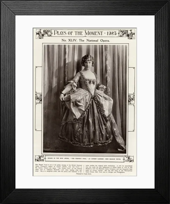 Framed Print : Maggie Teyte Framed Print : Maggie Teyte
