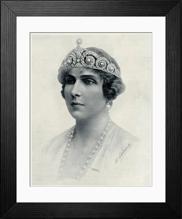 Framed Print : Queen Victoria Eugenie of Spain Framed Print : Queen Victoria Eugenie of Spain