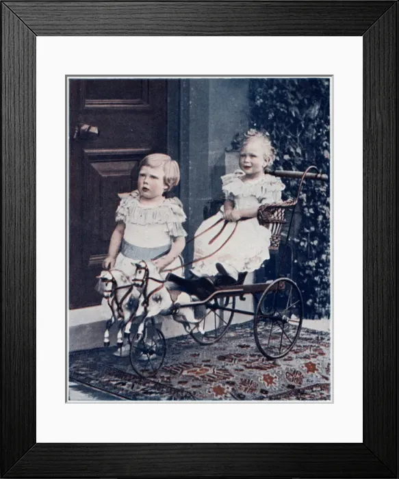 Framed Print : Prince Edward and Prince Albert in 1897 Framed Print : Prince Edward and Prince Albert in 1897