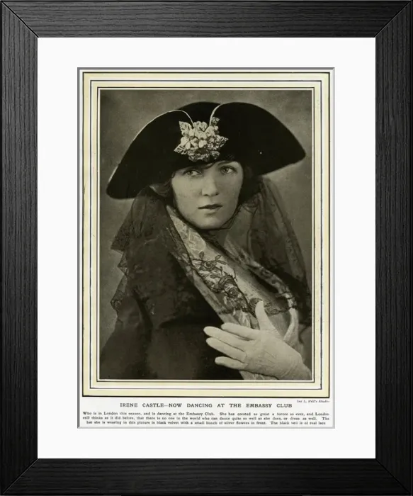 Framed Print : Irene Castle in 1923 Framed Print : Irene Castle in 1923