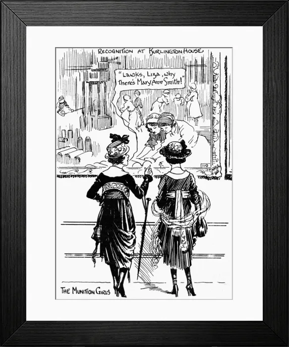 Framed Print : The Munition Girls by Bernhard Hugh Framed Print : The Munition Girls by Bernhard Hugh