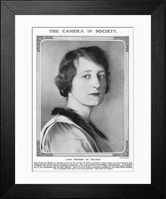 Framed Print : Lady Howard de Walden Framed Print : Lady Howard de Walden