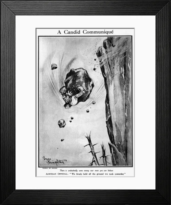 Framed Print : A Candid Communique by Bairnsfather Framed Print : A Candid Communique by Bairnsfather