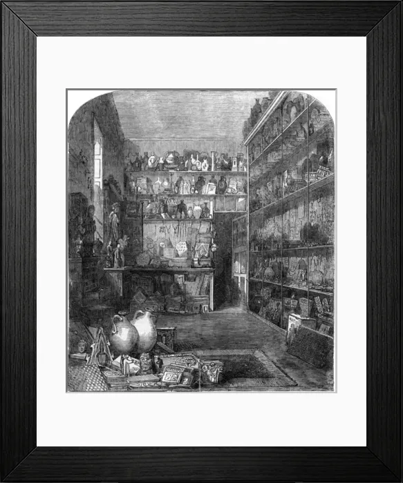 Framed Print : Charles Roach Smiths collection of London antiquities