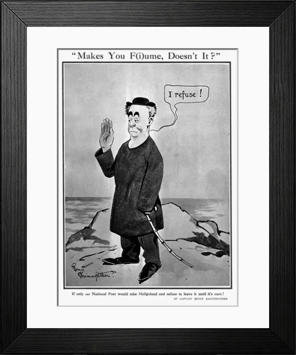 Framed Print : Makes you F(i)ume, doesn t it? by Bruce Bairnsfather Framed Print : Makes you F(i)ume, doesn t it? by Bruce Bairnsfather