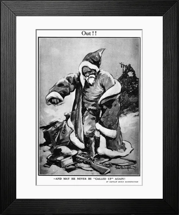 Framed Print : Out by Bruce Bairnsfather, 1919 Framed Print : Out by Bruce Bairnsfather, 1919