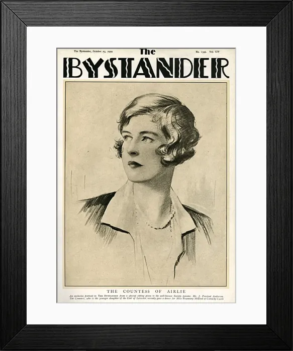 Framed Print : Alexandra, Countess of Airlie by J. Percival Anderson Framed Print : Alexandra, Countess of Airlie by J. Percival Anderson