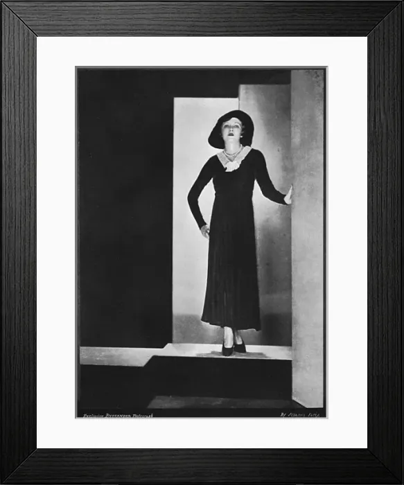 Framed Print : Jean Patou dress, 1929 Framed Print : Jean Patou dress, 1929