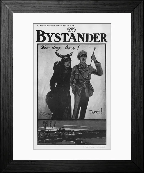 Framed Print : Bystander cover, by Bairnsfather