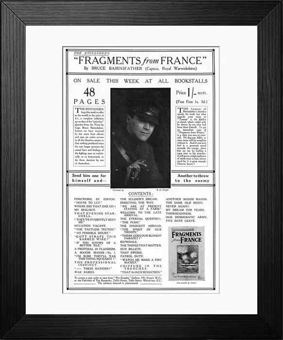 Framed Print : Fragments from France promotion