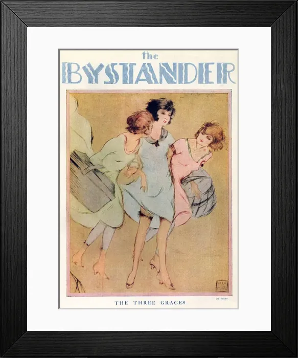Framed Print : Bystander cover - The Three Graces Framed Print : Bystander cover - The Three Graces