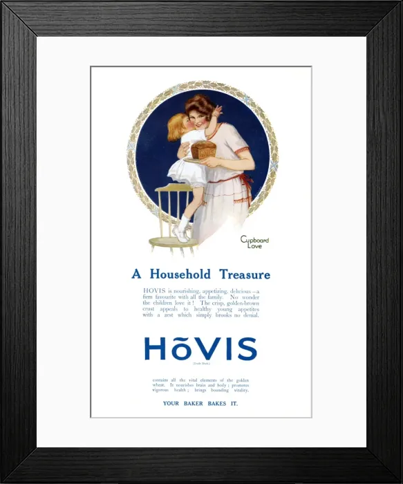 Framed Print : Hovis advertisement