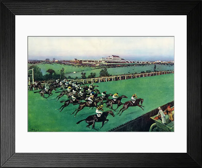 Framed Print : The Derby 1923 by Cecil Aldin Framed Print : The Derby 1923 by Cecil Aldin