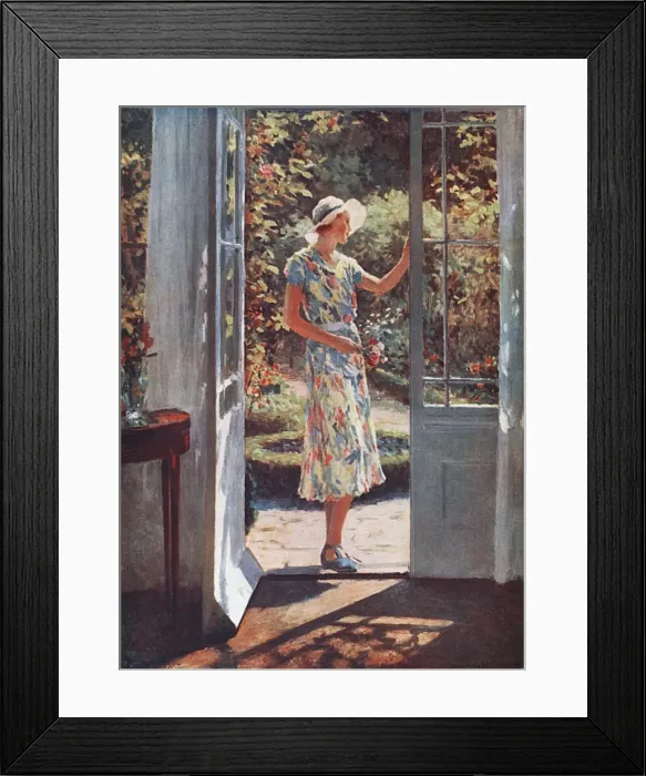 Framed Print : Enter Summer by W. H. Margetson Framed Print : Enter Summer by W. H. Margetson
