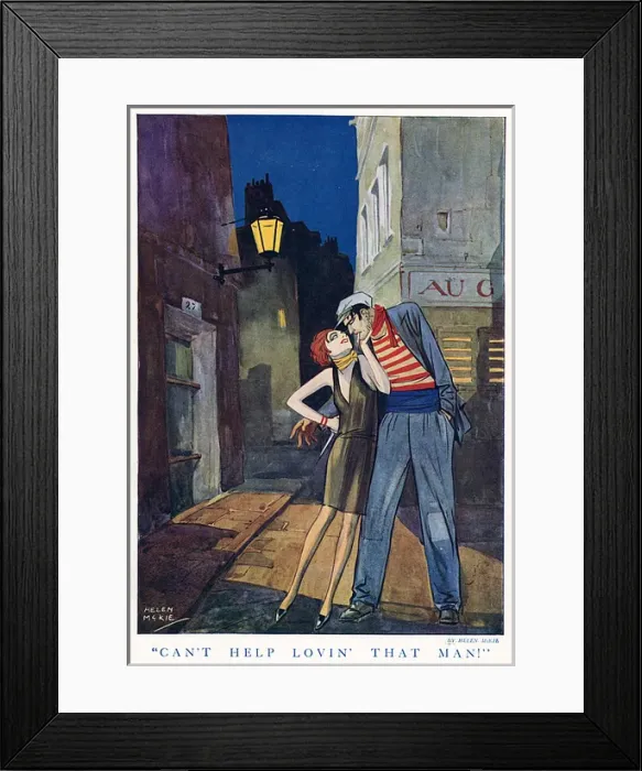 Framed Print : Can t Help Lovin that Man! by Helen McKie Framed Print : Can t Help Lovin that Man! by Helen McKie