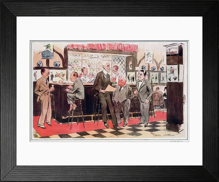 Framed Print : In the cocktail bar at Ciros Grill Framed Print : In the cocktail bar at Ciros Grill