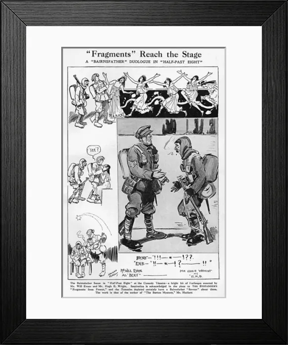 Framed Print : Fragments Reach the Stage Framed Print : Fragments Reach the Stage