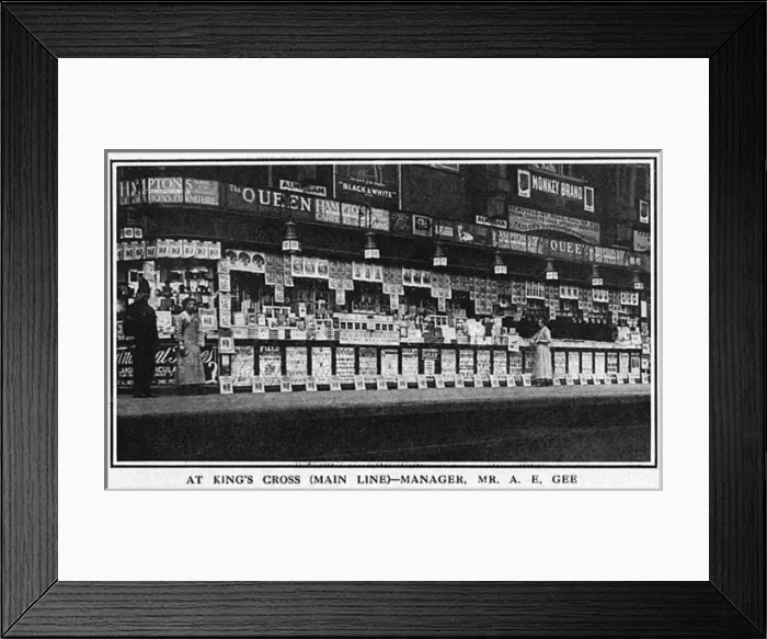 Framed Print : Kings Cross Bookstall Framed Print : Kings Cross Bookstall