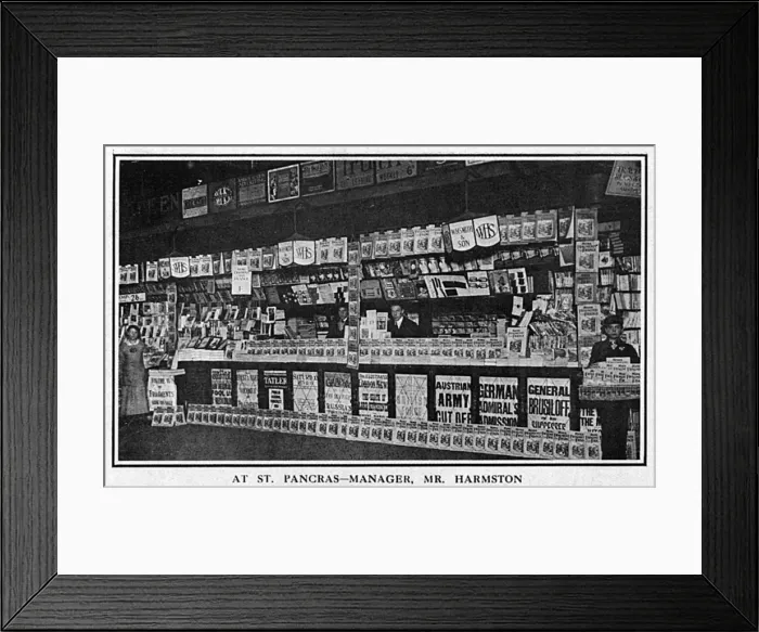 Framed Print : St Pancras Bookstall Framed Print : St Pancras Bookstall