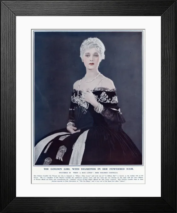 Framed Print : Dolores Costello Framed Print : Dolores Costello