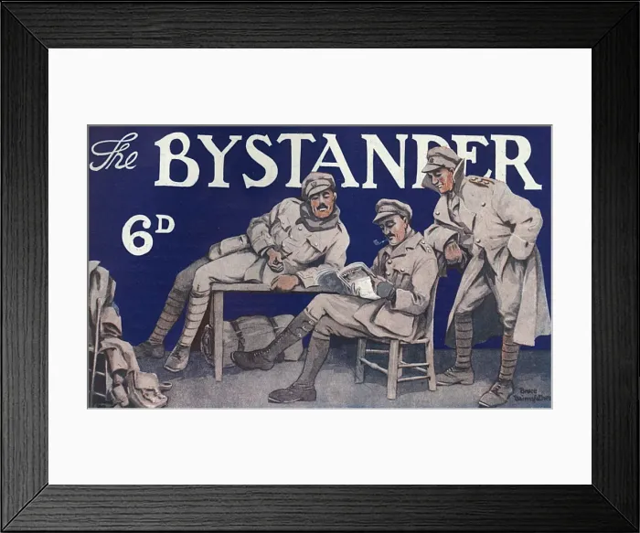 Framed Print : Bystander masthead 1917