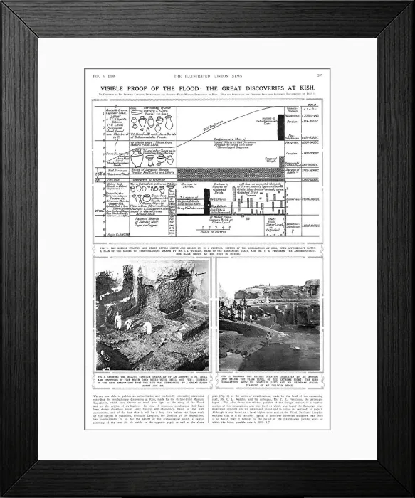 Framed Print : Archaeological excavations at Kish, Mespotamia, Iraq Framed Print : Archaeological excavations at Kish, Mespotamia, Iraq
