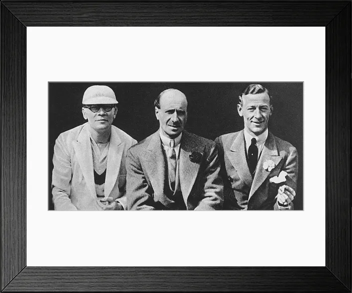 Framed Print : John Dixon, Clarence Hatry, Edmund Daniels Framed Print : John Dixon, Clarence Hatry, Edmund Daniels