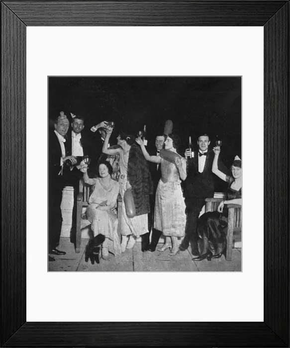 Framed Print : Toasting the royal wedding at the Riviera Club, 1923 Framed Print : Toasting the royal wedding at the Riviera Club, 1923