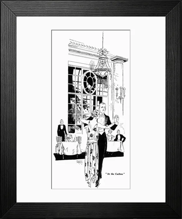 Framed Print : Dancing at the Carlton Hotel, 1923 Framed Print : Dancing at the Carlton Hotel, 1923