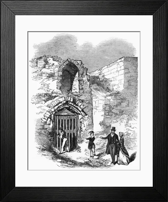 Framed Print : Ruins of the Bowyer Tower, Tower of London Framed Print : Ruins of the Bowyer Tower, Tower of London