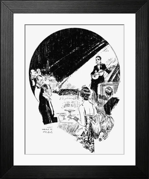 Framed Print : Madame Stroeva in Chez Fysher at Oddenino s Framed Print : Madame Stroeva in Chez Fysher at Oddenino s