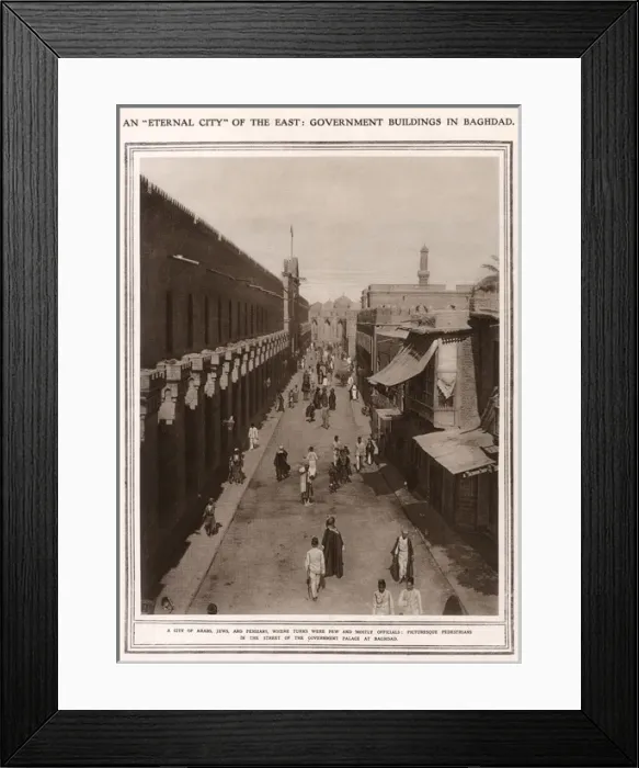 Framed Print : Baghdad in World War One