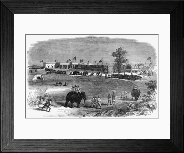 Framed Print : Opening of the East Indian Railway Framed Print : Opening of the East Indian Railway
