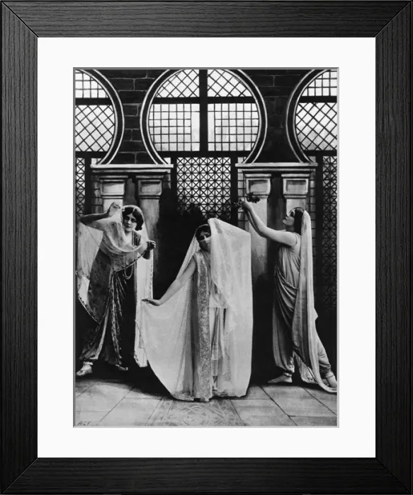 Framed Print : Marsinah costumes from Kismet