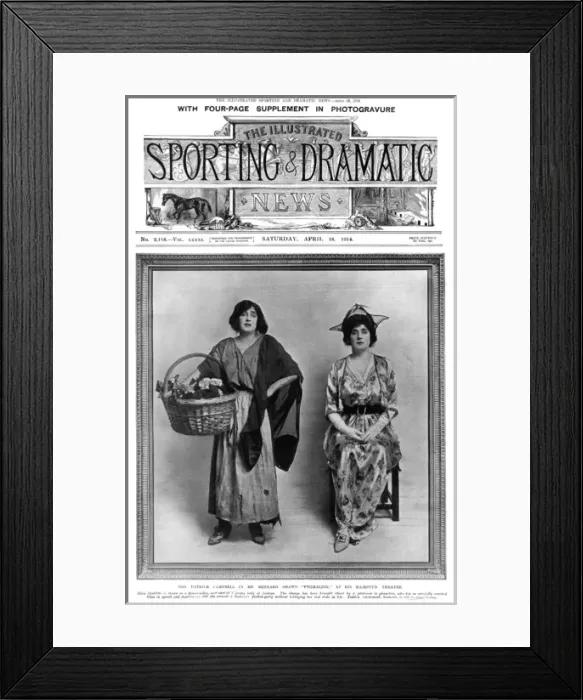 Framed Print : Premiere of Pygmalion in London, 1914 Framed Print : Premiere of Pygmalion in London, 1914