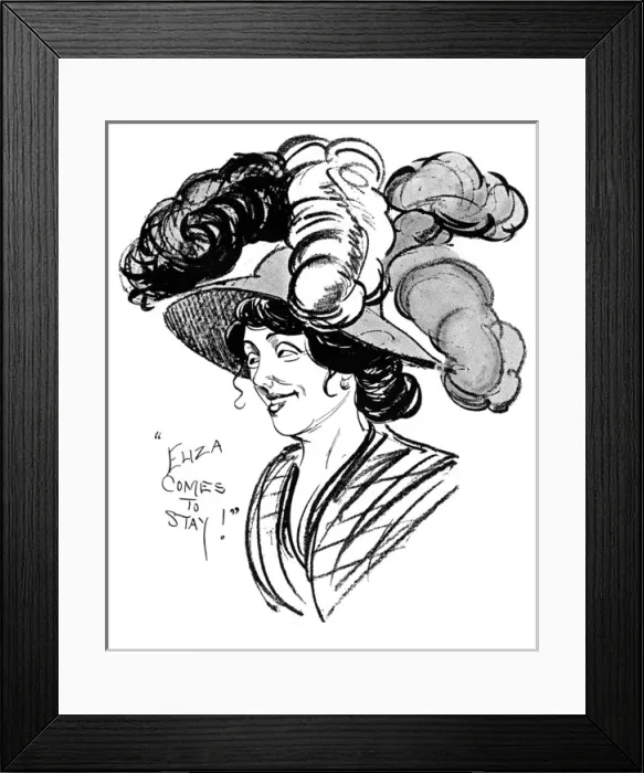 Framed Print : Mrs Patrick Campbell as Eliza Doolittle in Pygmalion, 1914 Framed Print : Mrs Patrick Campbell as Eliza Doolittle in Pygmalion, 1914