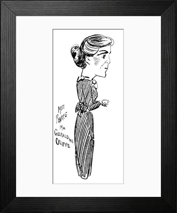 Framed Print : Geraldine Oliffe as Mrs Pearce in Pygmalion, 1914