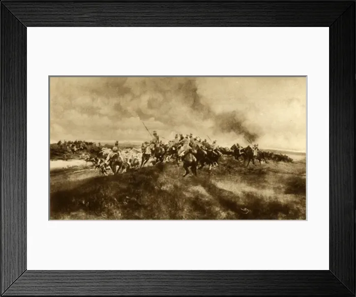 Framed Print : WW1 - Eastern Front - German Cavalry Framed Print : WW1 - Eastern Front - German Cavalry
