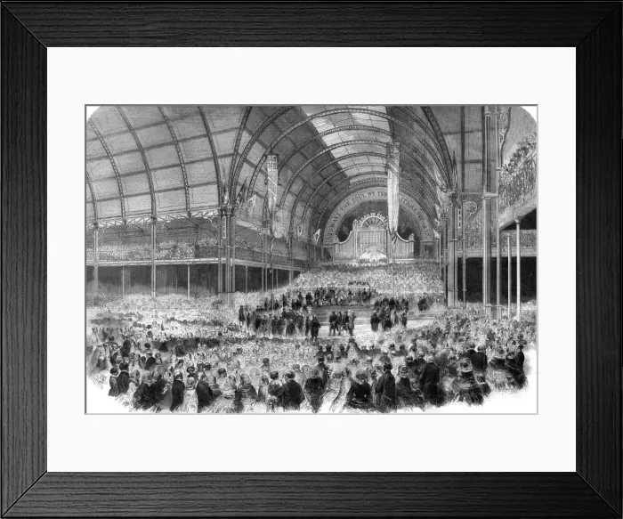 Framed Print : Prince Albert opens Art Treasures Exhibition Framed Print : Prince Albert opens Art Treasures Exhibition