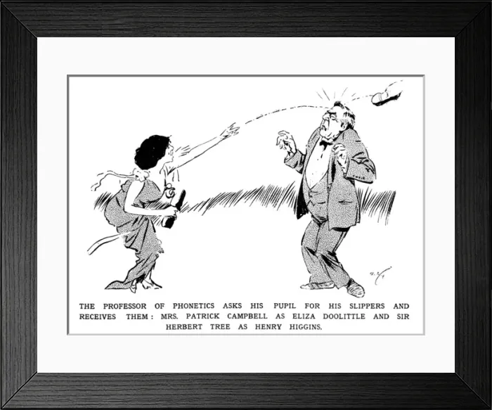 Framed Print : Scene from Pygmalion by Tony Sarg Framed Print : Scene from Pygmalion by Tony Sarg