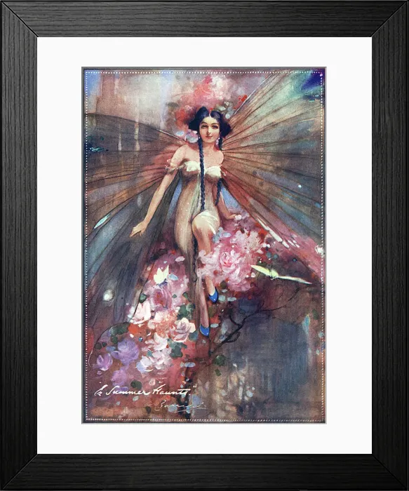 Framed Print : The Butterfly by Barribal Framed Print : The Butterfly by Barribal
